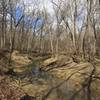 Coffee Creek runs along the White Oak Trail.