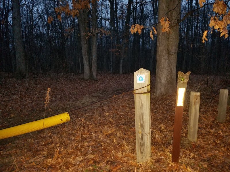 This segment of the NCT travels through the Maumee State Forest South Trailhead.