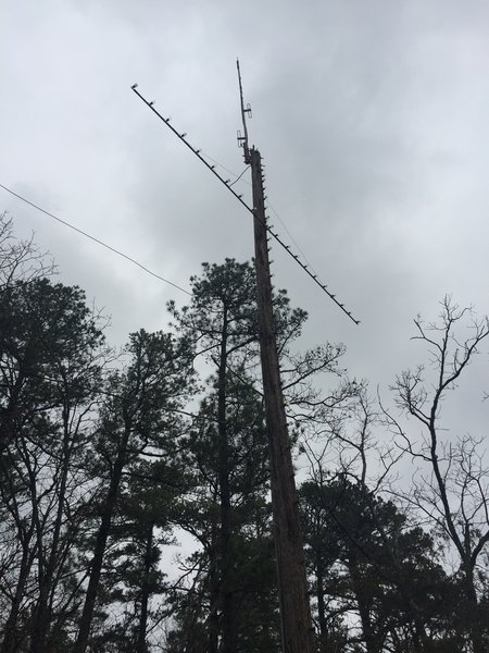 The Cross on the Hill stands high above the trail.