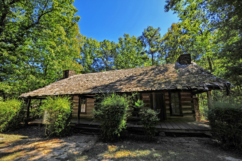 The Collin's House (ca.1870) still stands at the trailhead of the Furnace Quarry Trail and the Iron Works Loop.