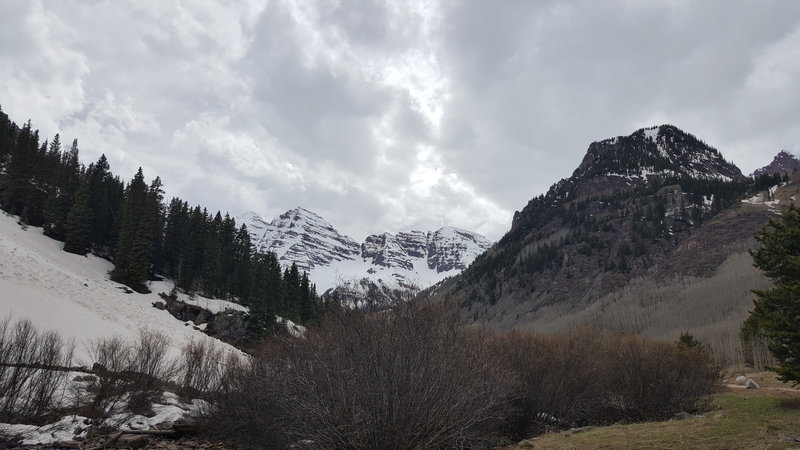 Maroon Lake Scenic Trail offers phenomenal views of the Maroon Bells.