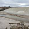 Strong winds make for a blustery day on the bay.