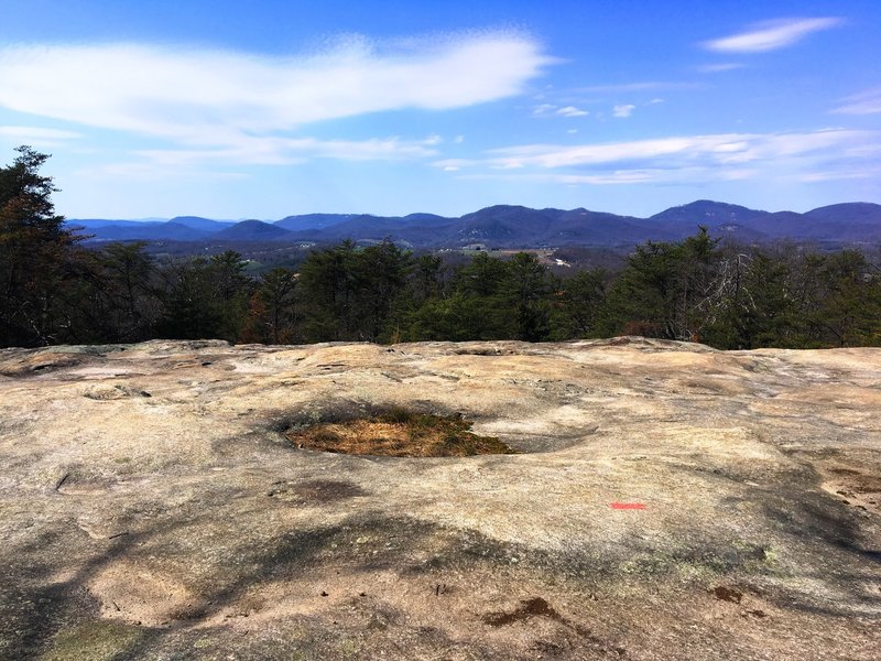 The summit of Rocky Face (1,814 ft) feels quite moonlike.