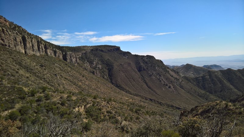 Blue Canyon is quite beautiful from the Laguna Meadow Trail.