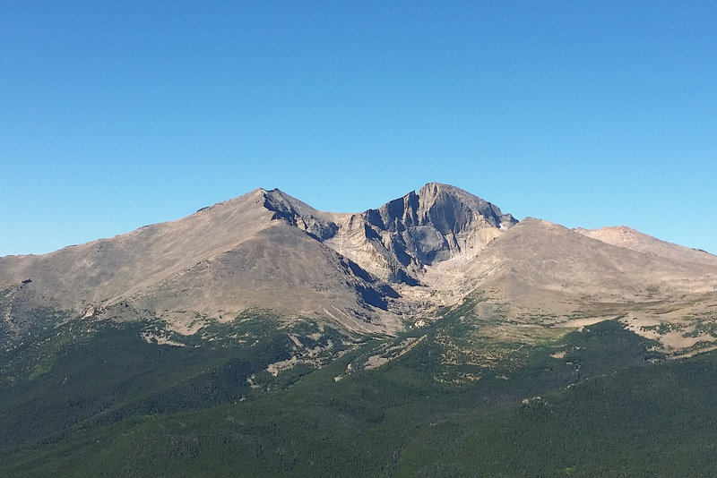 The summit of Twin Sisters Peak offers phenomenal views of Longs Peak and Mount Meeker.