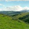 High on the Stile Ranch Trail, look back across the Santa Teresa Hills to the Santa Cruz Mountains in the distance.