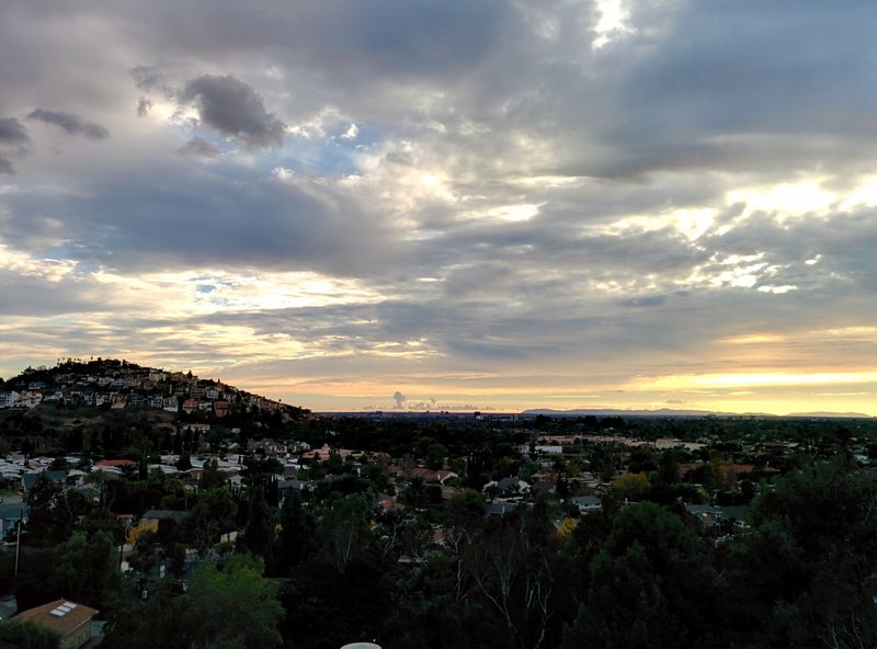 Looking south, enjoy views of Newport Beach with Santa Catalina Island on the right.