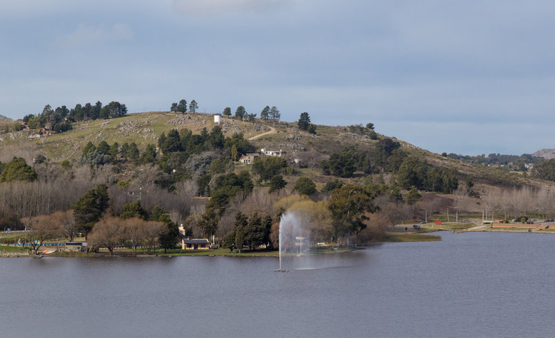 Fort Lake is just outside Tandil.