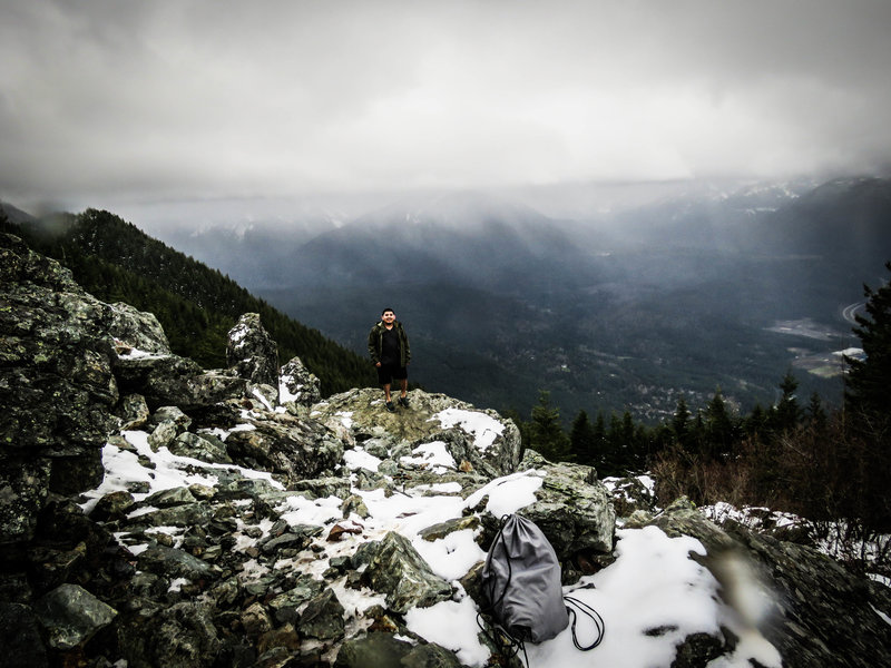 Winter brings a different atmosphere to Mt. Si.