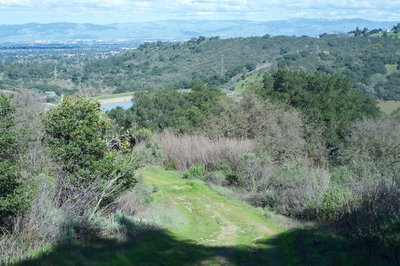 Enjoy great views back toward the South Bay from the Orchard Loop Trail.