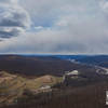 Look east from the summit to enjoy the view toward Mahwah and NYC far on the horizon.