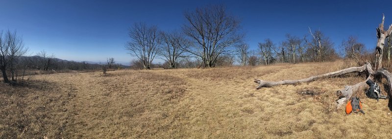 Bob Stratton Bald on a clear winter day.