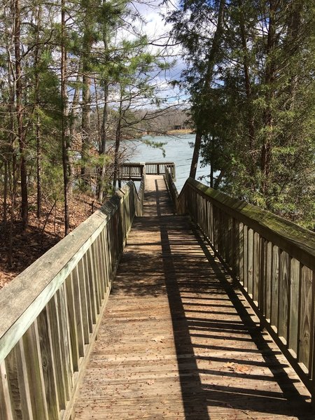 A well-built bridge aids your passage along the trail.