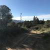 As you approach the boundary of the preserve, a radio tower comes into view.