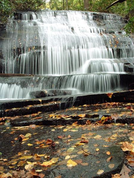 Grogan Creek Falls along the Butter Gap Trail is worth stopping to admire.