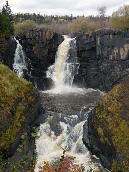 The Pigeon River's High Falls is the highest waterfall in Minnesota.