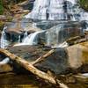 Cove Creek Falls is a worthy attraction. Be very careful when exploring around the waterfall, as the area is slick.