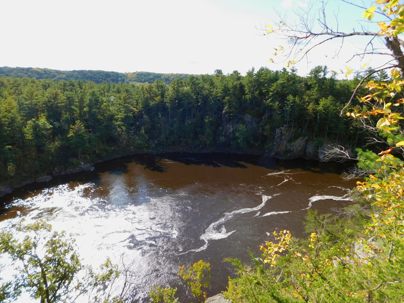 Enjoy great views of the St. Croix River from overlooks along the River Trail.