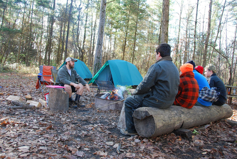 Geronimo Campsite is a great place to get out and connect with friends.