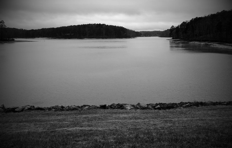 While in Fort Yargo State Park, take a second to look out over the lake and enjoy the view.