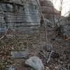 Through the rocks you must go on the Arrowhead Trail.