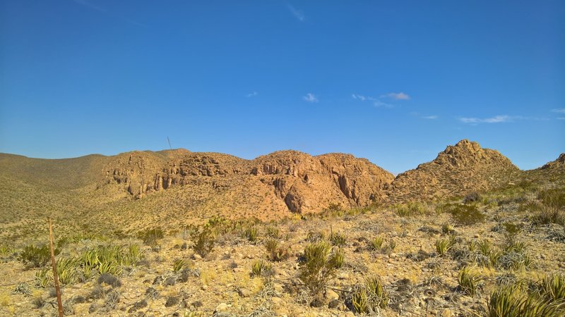 This is the west side of Marufo Vega before it ascends to the east.