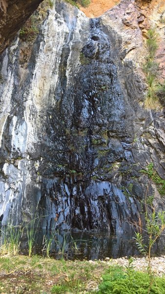 These falls await at the end of the trail. While not always flowing, they're still great to look at and serve as a great lunch spot.