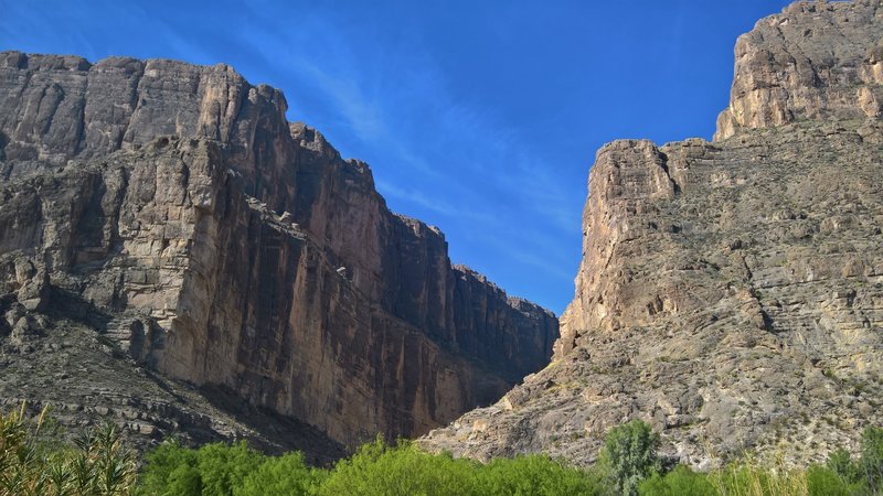 This is the eastern mouth of Santa Elena Canyon.