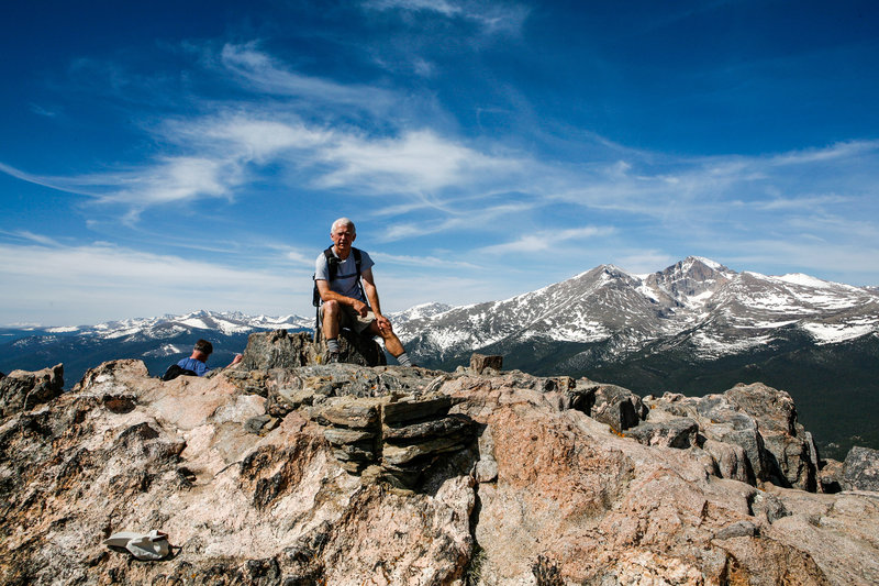 I rest and admire the views from the Twin Sisters.