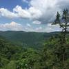 Take in this beautiful view from the Crabtree Falls Trail.