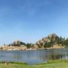 Sylvan Lake is made beautiful on a sunny summer day.