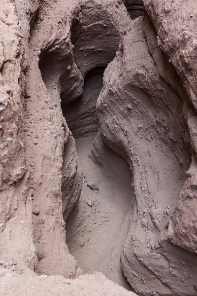 You get a true sense of the Ladder Canyon Trail's steep-sided passage when looking from above.