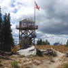 Granite Mountain Lookout tops out at 8,478 feet.