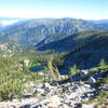 Looking north from the summit toward the Grass Mountains, Hard Butte is off in the distance.