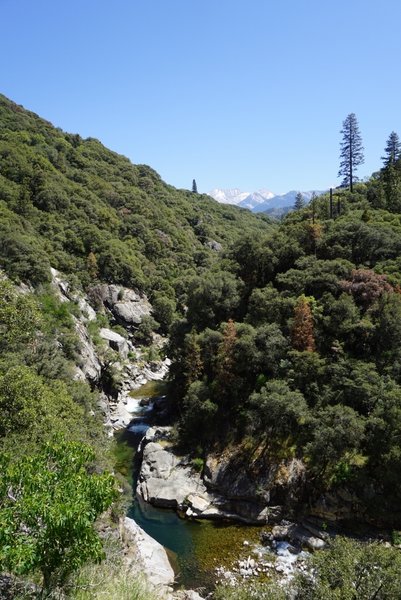 The Middle Fork Kaweah River flows peacefully in the spring and summer.