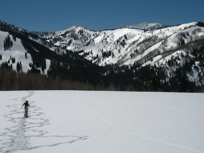 Snowshoeing up to Willow Heights leads to incredible views!
