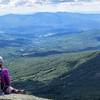 Peaceful and content after a day's hiking, you're sure to enjoy the view from "The Chin" looking down on Stowe.