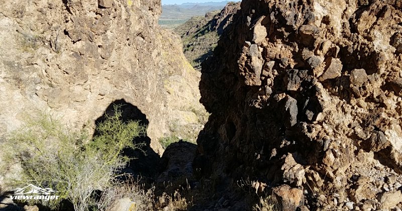 You can get a sense from this photo just how steep and unforgiving this landscape is.