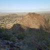 Midway up the gulch on Westwing Mountain Trail, be sure to turn around and enjoy the expansive views!