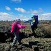 Hiking across Hell's Half Acre Lava Flow is a unique experience in navigating wildly undulating terrain. Don't wear your favorite boots though because the lava flow will tear them up!