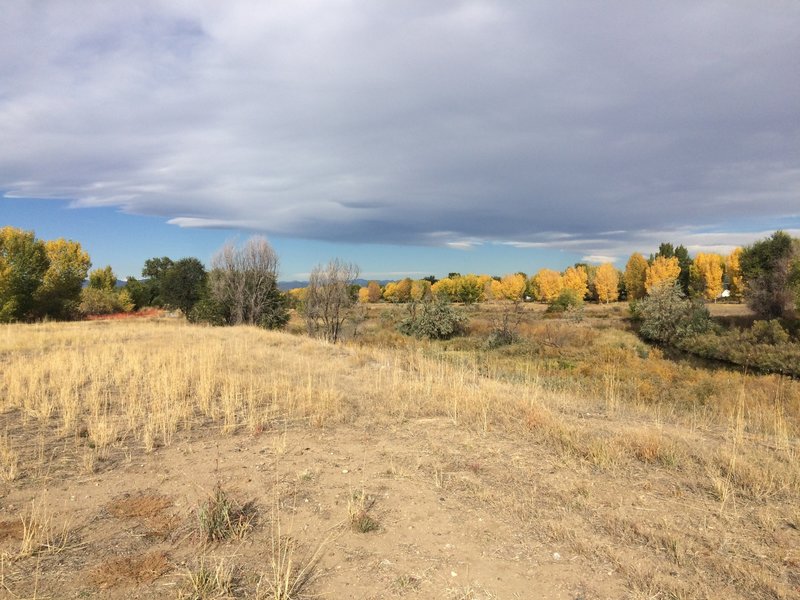 Great fall colors abound in Sand Creek Park.