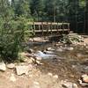 A bridge aids your passage over this section of the trail.