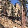 Castle Rock stands tall in Big Bear Lake, CA.