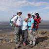 It was all smiles just after reaching the rim of the North Menan Butte.