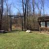 The Possum Creek Pink Trail Trailhead is easy to spot from the parking area.