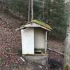 This is all that remains of the old spring pumphouse on Raven Rock Road.