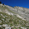 There's plenty of scree along the trail to Box Elder Peak.