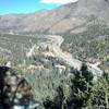 Historic Ute Pass can be seen from the trail.