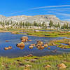 Blackbird Lake is beautiful, but shallow.