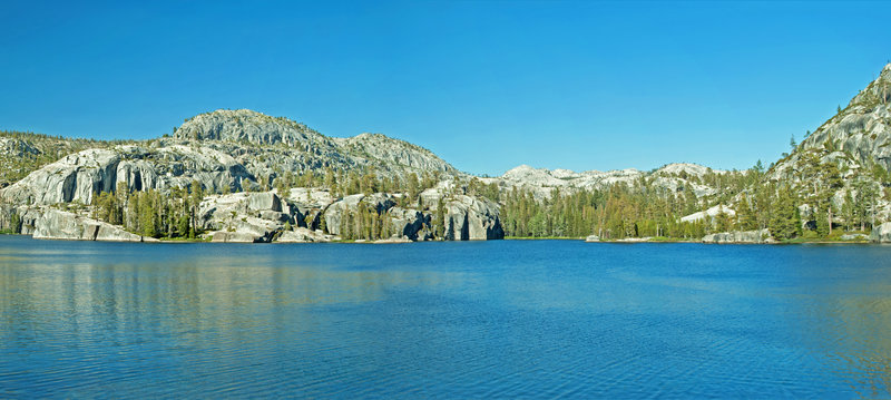 Kibbie Lake is reachable in early spring/summer, but expect lots of mosquitos. Get here in August for hot weather that makes for phenomenal swimming.